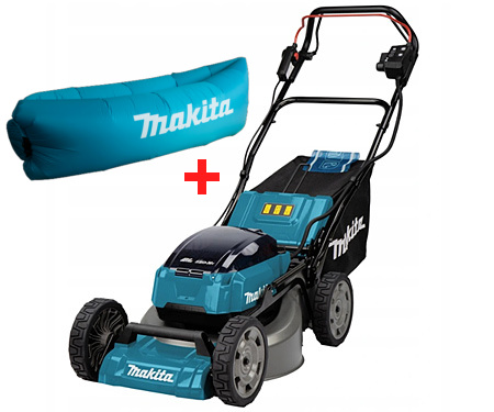 Аккумуляторная газонокосилка Makita + Надувной диван SOFA-DLM462Z Фото Аккумуляторная газонокосилка Makita + Надувной диван SOFA-DLM462Z