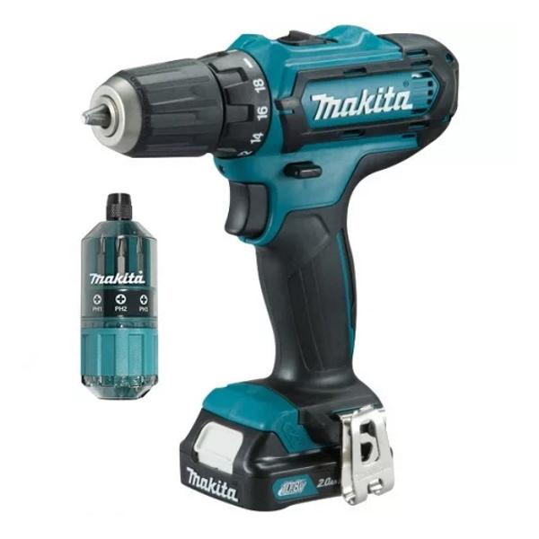 Аккумуляторная дрель-шуруповерт Makita DF331DWYE4 Фото Аккумуляторная дрель-шуруповерт Makita DF331DWYE4