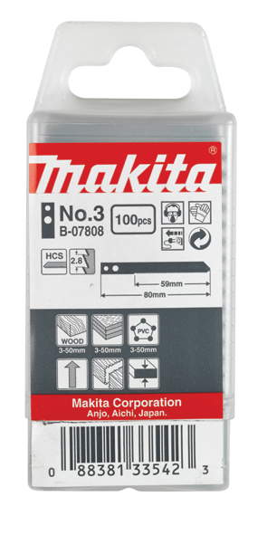Пильное полотно для лобзика Makita B-07808 Фото Пильное полотно для лобзика Makita B-07808
