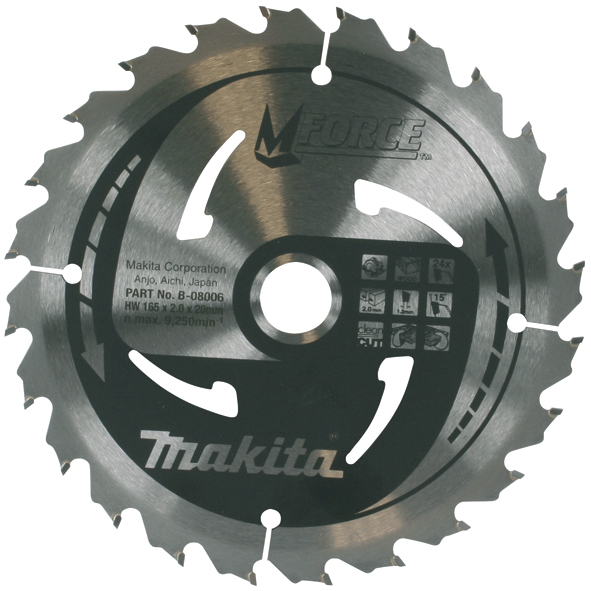 Пильный диск TCT MForce Makita B-07923 Фото Пильный диск TCT MForce Makita B-07923