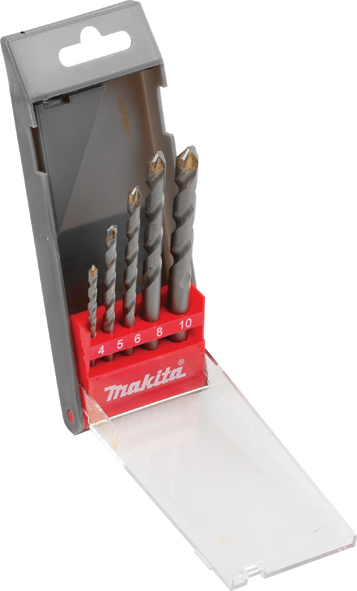 Набор сверл, 5 шт. Makita D-05175 Фото Набор сверл, 5 шт. Makita D-05175