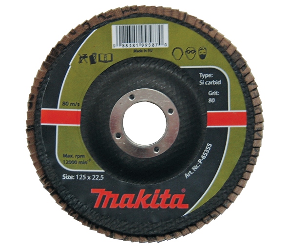 Лепестковый шлифовальный круг Si-Ca Makita P-65399 Фото Лепестковый шлифовальный круг Si-Ca Makita P-65399