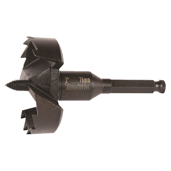 Сверло Форстнера для дерева самоврезное 76 мм HEX7/16 Makita (D-30047) Фото Сверло Форстнера для дерева самоврезное 76 мм HEX7/16 Makita (D-30047)